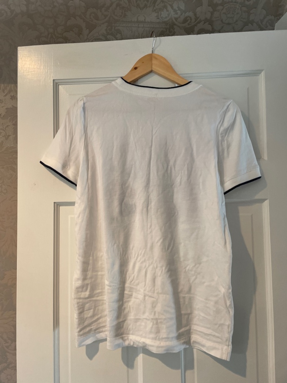 Tory Burch White Tee Shirt T M East Coast Nautical Top - Picture 4 of 4